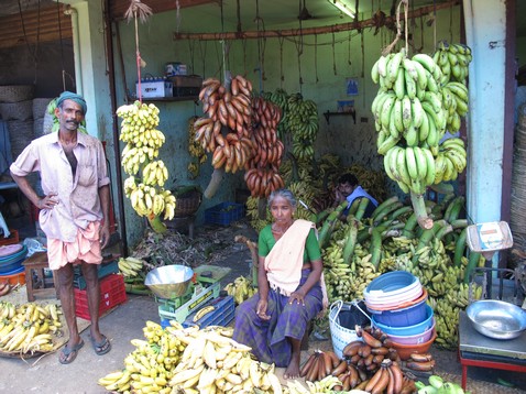 banana shop in Kerala