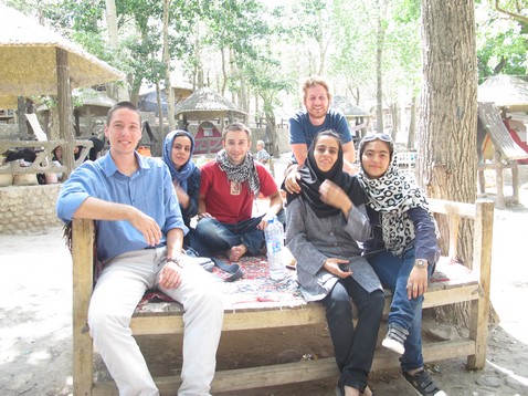 In Kandovan with out Czech friends and the girls
