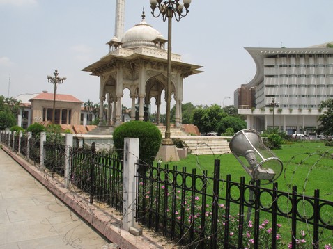 A nice square in Lahore