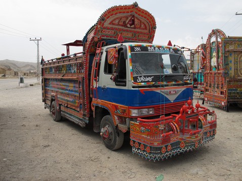 Typical Pakistani truck